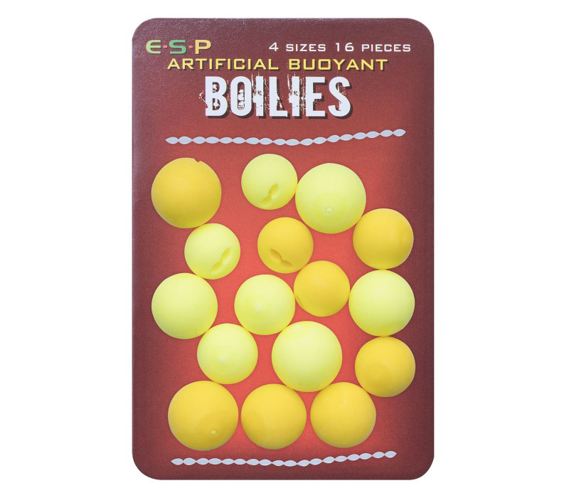 Artificial Buoyant Boilies – Yellow & Fluoro Yellow