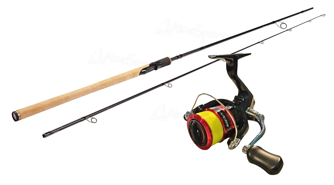 W3 Spin 2nd 8 Fod 5-25 Gram Shimano Sienna 2500 FG Inkl Line.