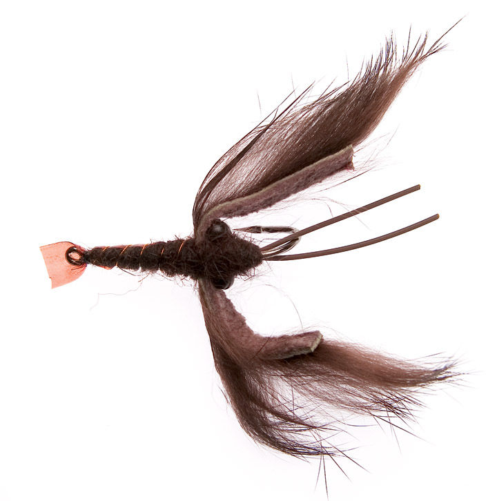 Crayfish Zonker Brown Put & Take Flue