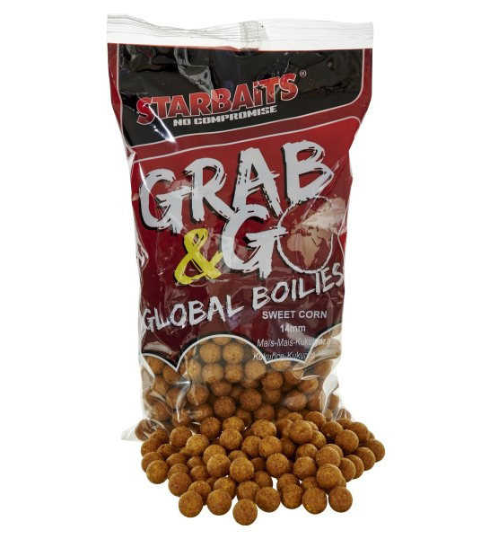 Grab & Go Global Boilies 14mm – Sweet Corn