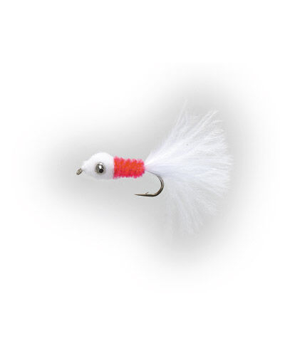 Unique Flies Poppy Nobbler White/Red Put & Take Flue