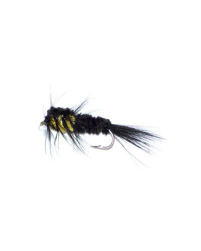 Unique Flies Montana nymph Black/yellow Put & Take Flue