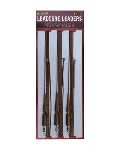 ESP Leadcore Leaders With Lead Clip Rigs / "Karpeforfang"