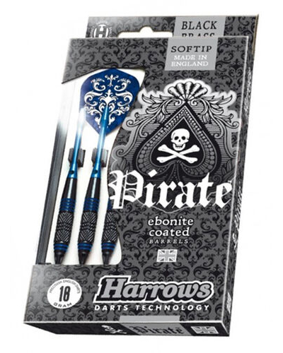 Harrows Pirate Black/Blue Softtip
