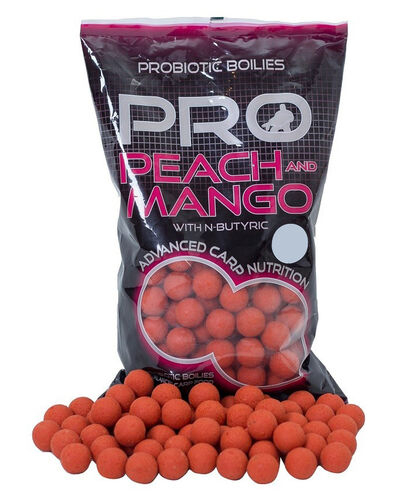 Starbaits Probiotic Peach & Mango Boilies - 14mm