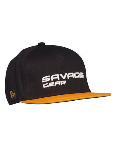 Savage Gear Flat Peak Logo Cap / Black Ink