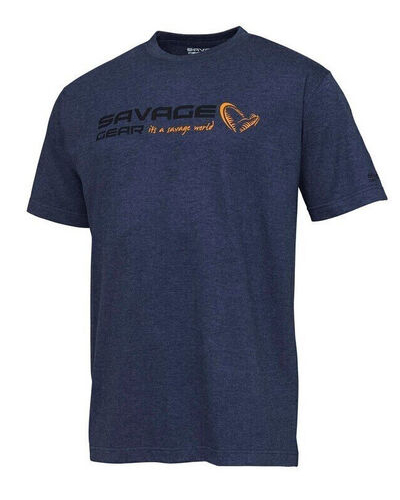 Savage Gear Signature Logo T-Shirt, Blue