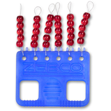 Zebco Glass Beads / Røde Glasperler