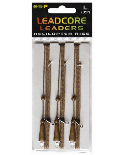 ESP Leadcore Leaders Helicopter Rigs 3 stk
