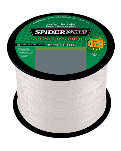 Spiderwire Stealth Smooth 12 Braid, Translucent / Fletline - Påspoling