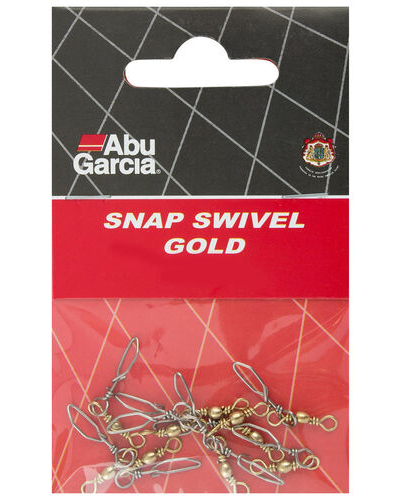 Abu Garcia Snap Swivel Gold / Hægte med svirvel
