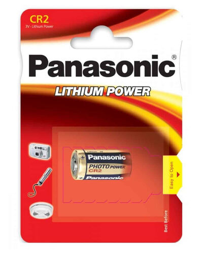 Panasonic CR2 Lithium Batteri - 3 volt