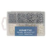 Kinetic Inline Beads Kit / Perler - Pearl/Silver