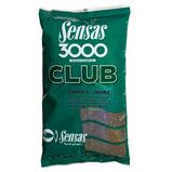 Sensas 3000 Groundbait / Forfoder - 1 kg - Carpes Noire