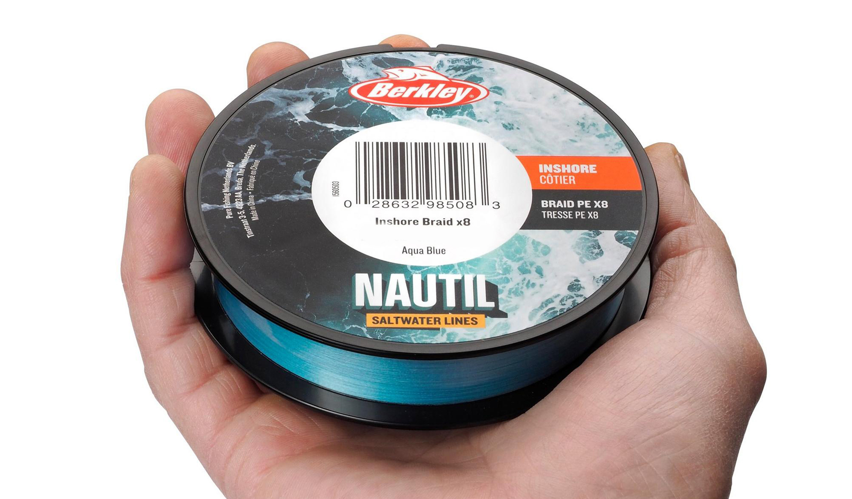 Nautil Inshore Braid PE X8 – Aqua Blue / 300 meter Under 1/2 pris 